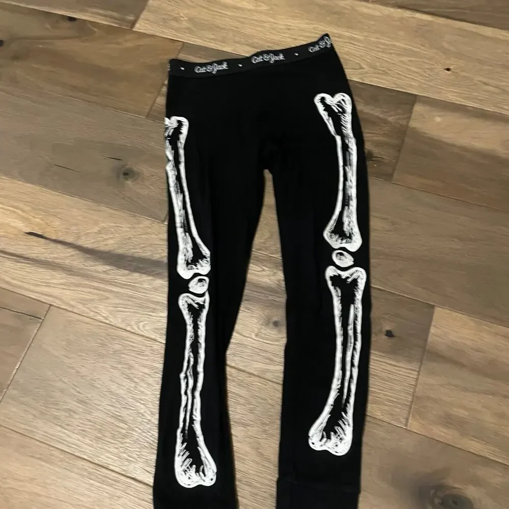 Cat & Jack Skeleton Pajamas Size 8